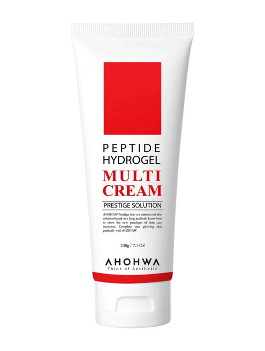 AHOHWA Peptide Hydrogel Multi Cream jar in sleek packaging
