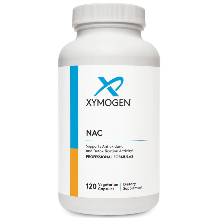 NAC capsules 600mg - Glutathione precursor for cellular health, antioxidant support, and detoxification.