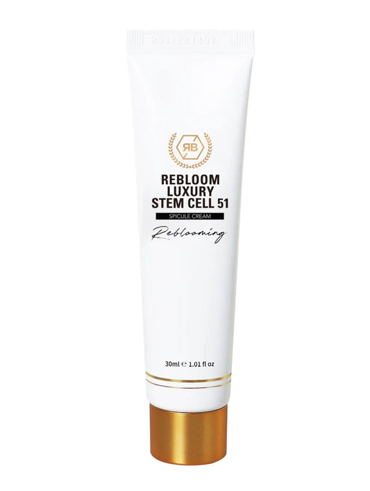 Rebloom Luxury Stem Cell 51 Spicule Cream Korean skincare jar for skin smoothing and hydration