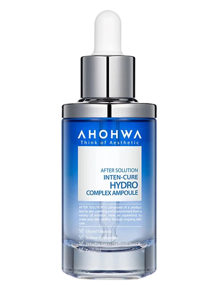 AHOHWA Inten-Cure Hydro Complex Ampoule hyaluronic acid serum bottle