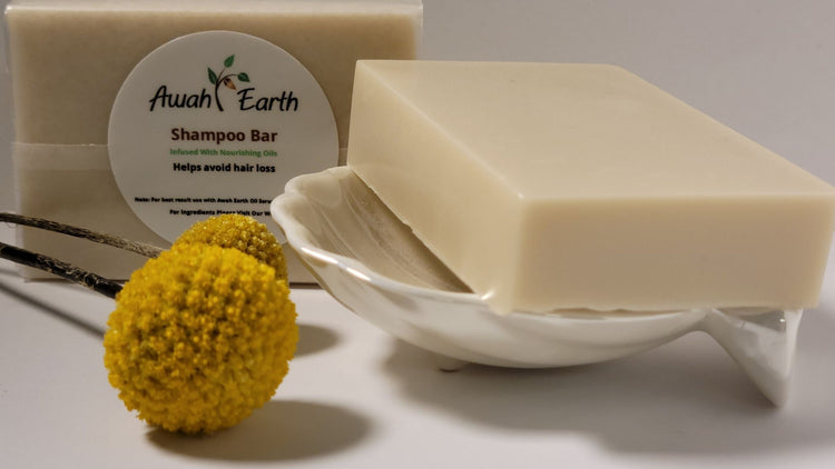 Natural Conditioning shampoo bar. Helps to clean the scalp of toxins, oil, and dandruff.