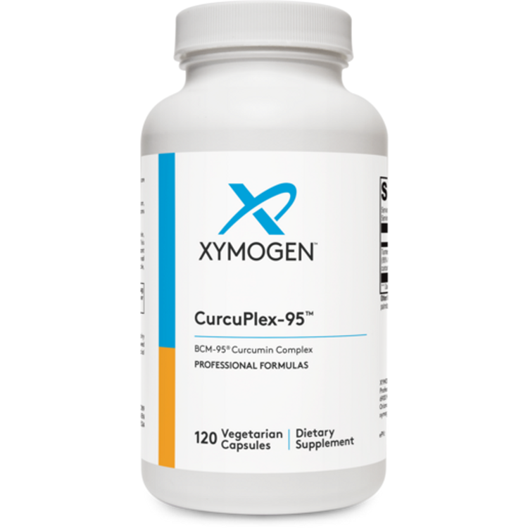 XYMOGEN CurcuPlex-95 turmeric curcumin 120 capsules bottle