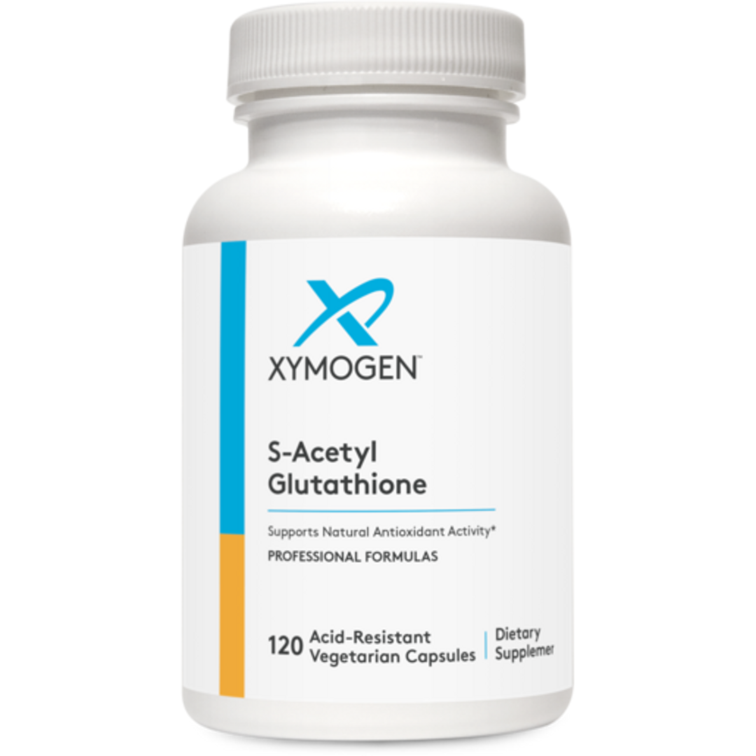 XYMOGEN S-Acetyl Glutathione 120 capsules bottle