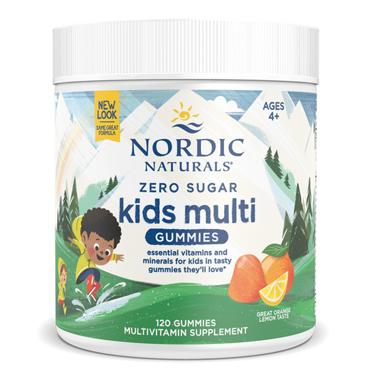 Nordic Naturals Zero Sugar Kids Multivitamin Gummies – 120 Count | Daily Nutrients for Children Ages 4+ | No Artificial Sweeteners or Colors