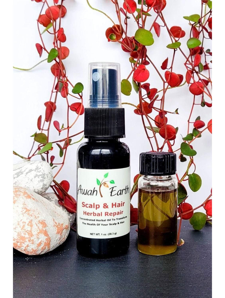 Rosemary and peppermint hair oil for fuller-looking hair