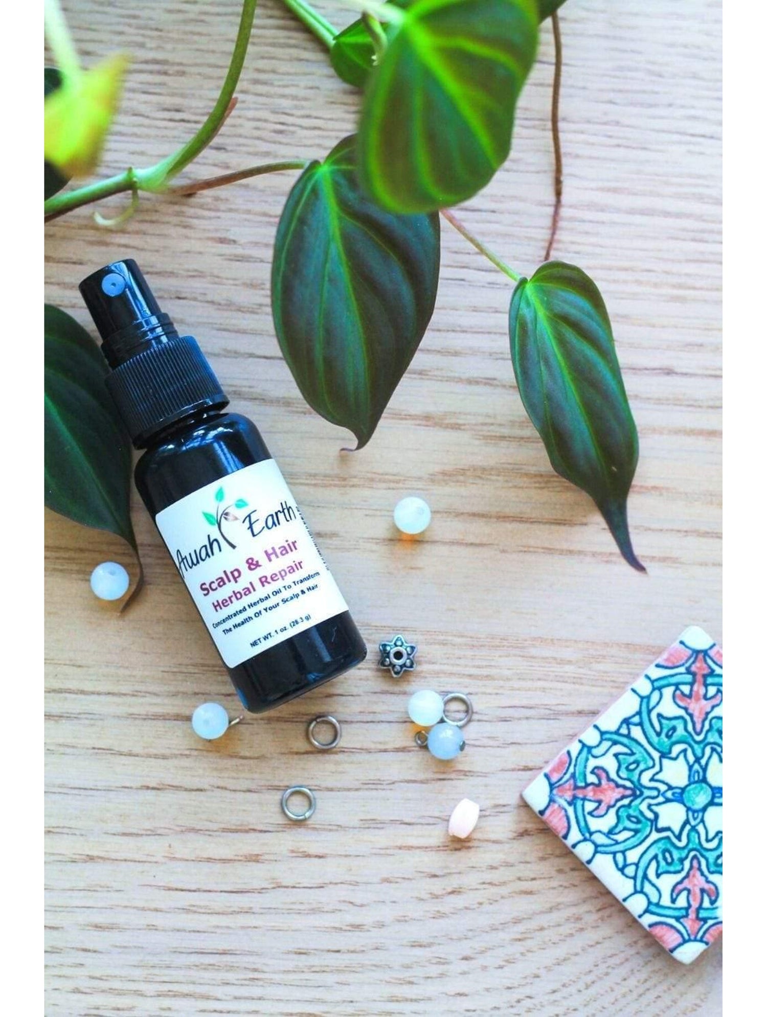 Lightweight herbal hair oil for overnight scalp treatment