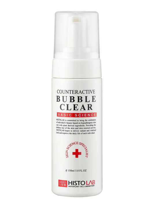 HISTO LAB Bubble Clear bottle on a white background
