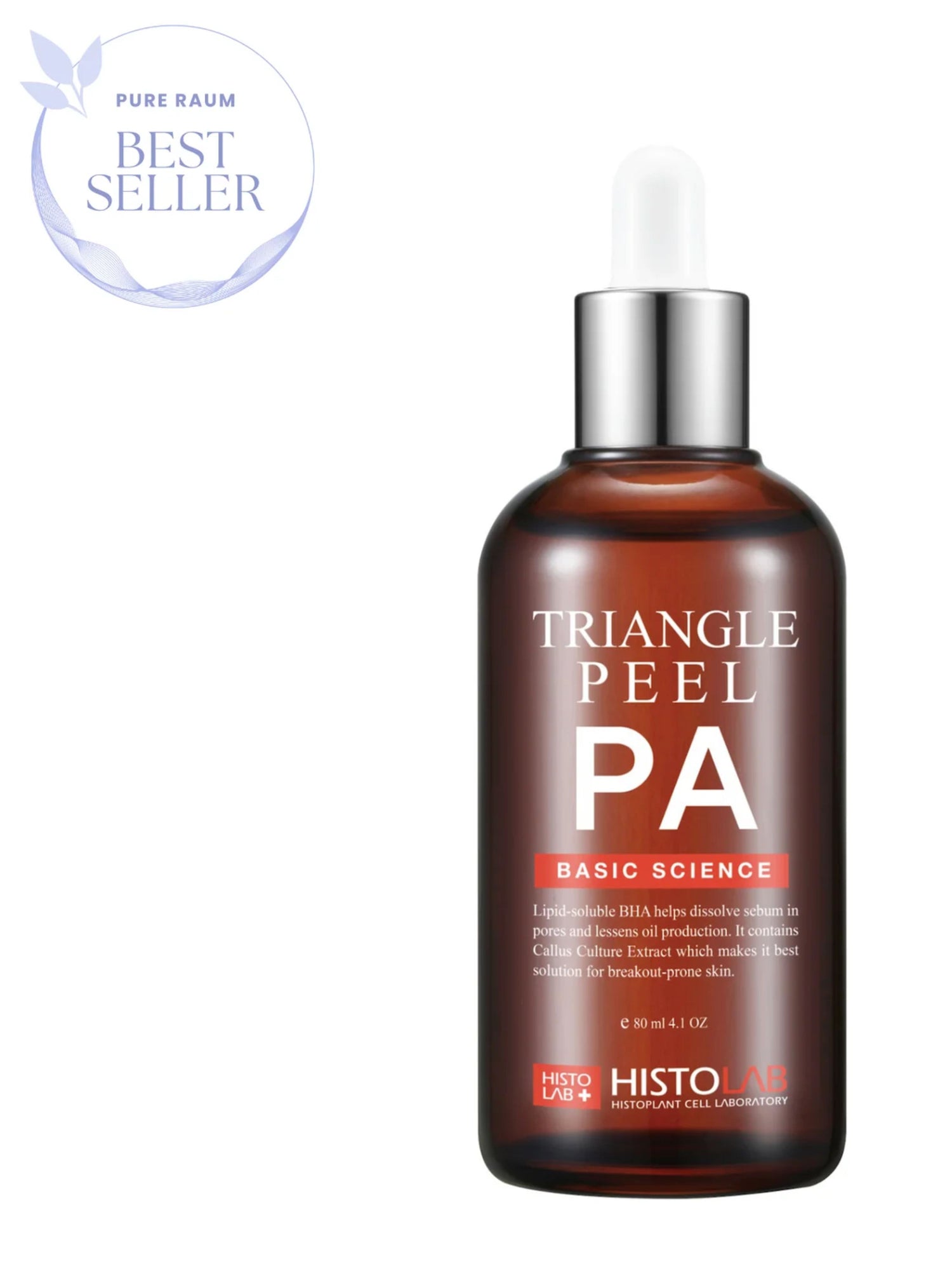 Bottle of Triangle Peel PA with HISTOLAB branding on a white background
