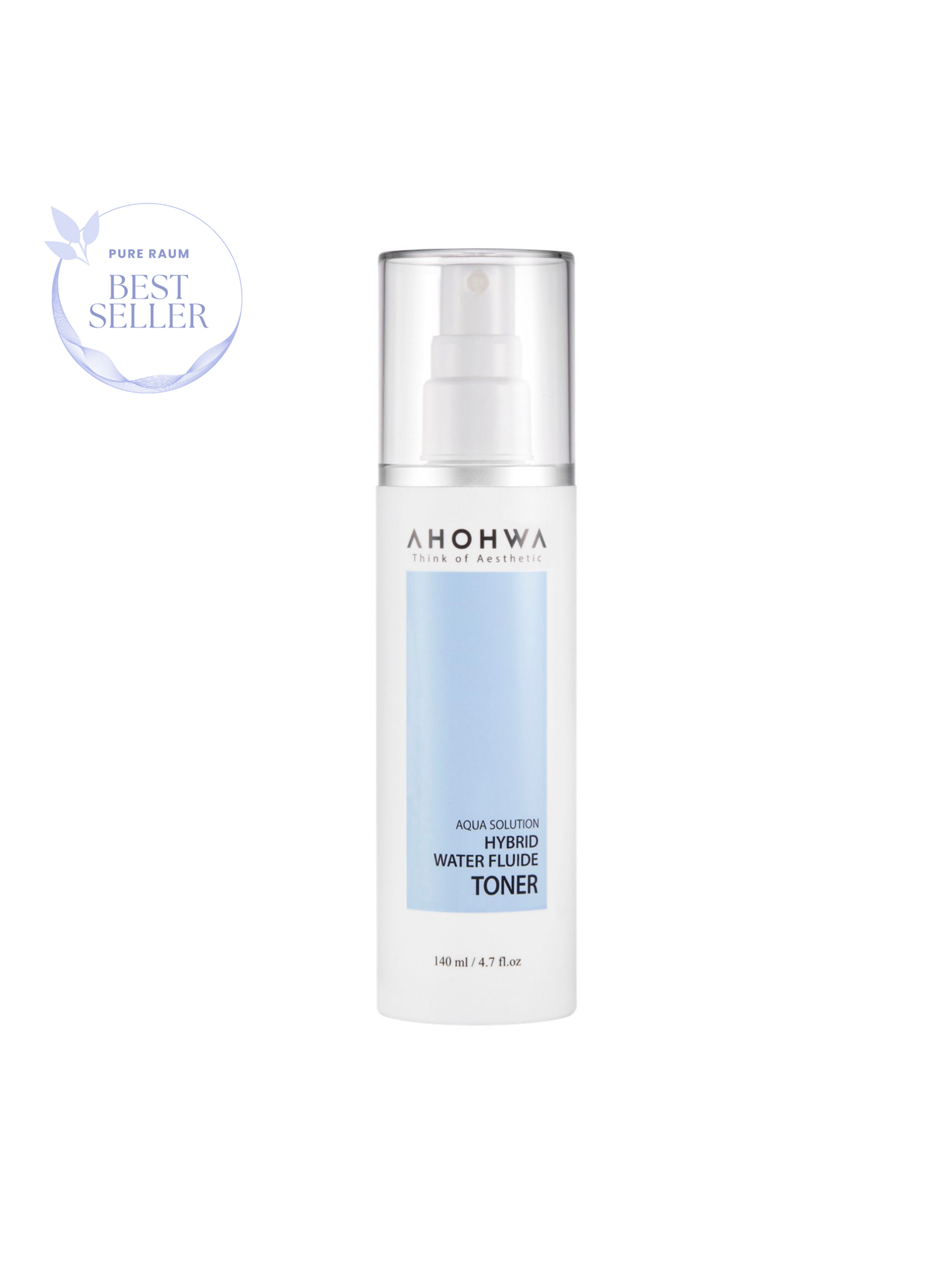 AHOHWA Hybrid Water Fluide Toner 140ml bottle