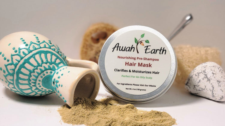 Hair mask for oily scalp, dandruff, and shiny soft hair. Naturally moisturizes hair. 